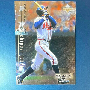 Vintage Chipper Jones Black Diamond Insert Upper Deck Atlanta Braves